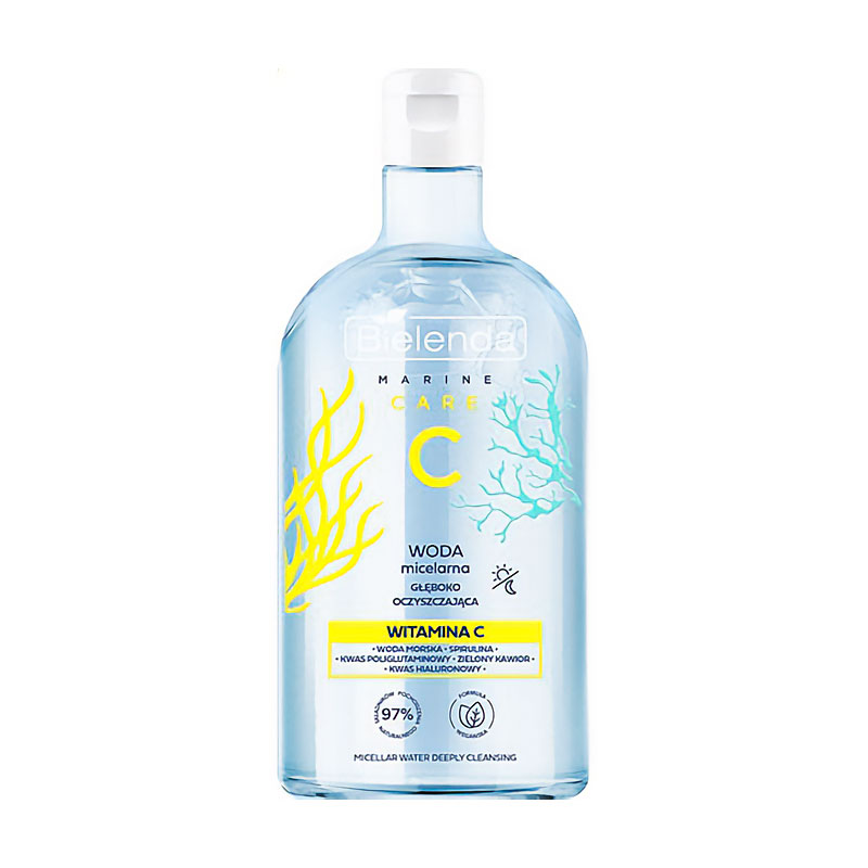 Міцелярна вода для глибокого очищення обличчя Bielenda C Marine Care Micellar Water, 400 мл